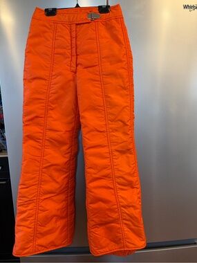 Head Vintage Ski Pants in Orange